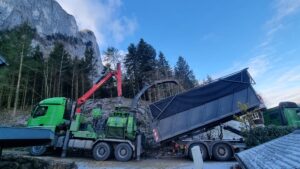 Hackschnitzel machen